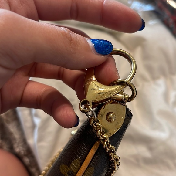 Authentic LOUIS VUITTON Monogram Pochette Milla MM Small Chain Bag - Picture 15 of 17